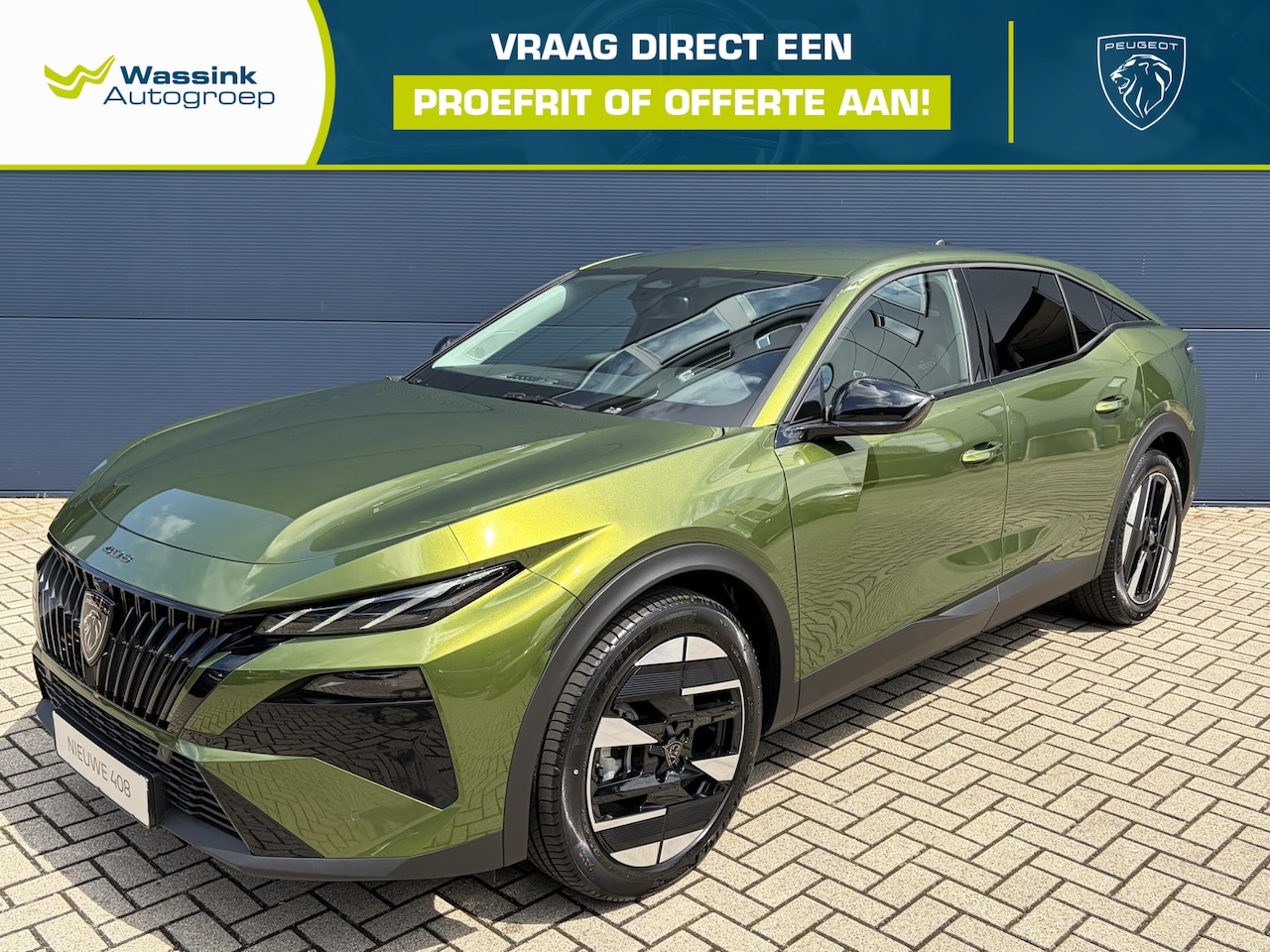 Peugeot 408 - 1.2 Allure Hybrid 145 | Navigatie | 360 Camera | Stoelverwarming | Parkeersensoren | - AutoWereld.nl