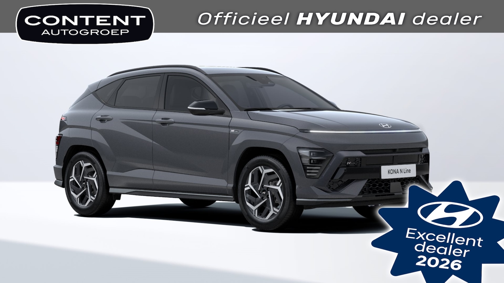Hyundai Kona - 1.6 GDI HEV 138pk DCT N Line Sky I Nieuw te Bestellen - AutoWereld.nl