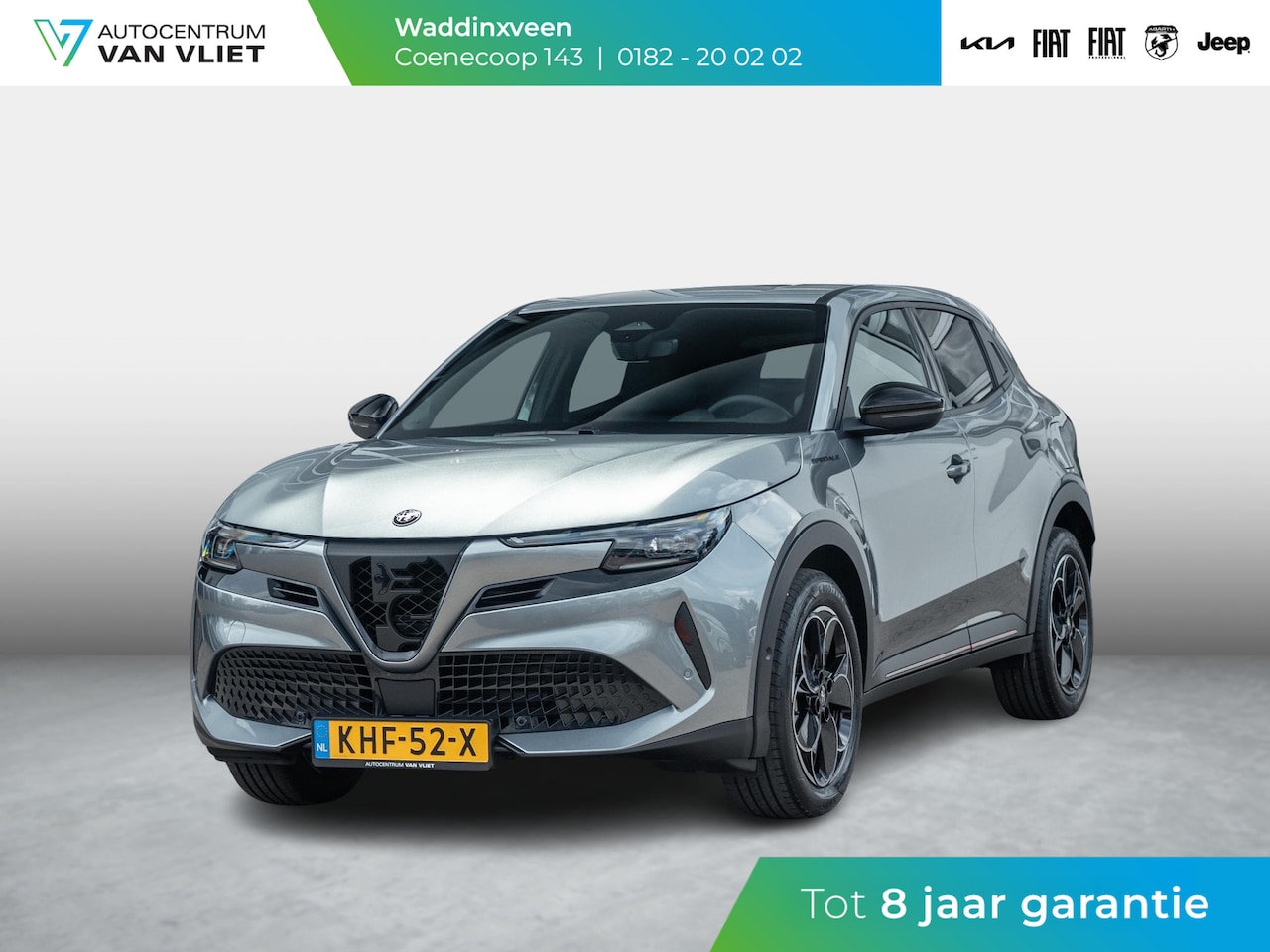 Alfa Romeo Junior - Elettrica Speciale 54 kWh | Techno Pack | Warmtepomp | Verwarmbare Voorruit | Arese Silver - AutoWereld.nl