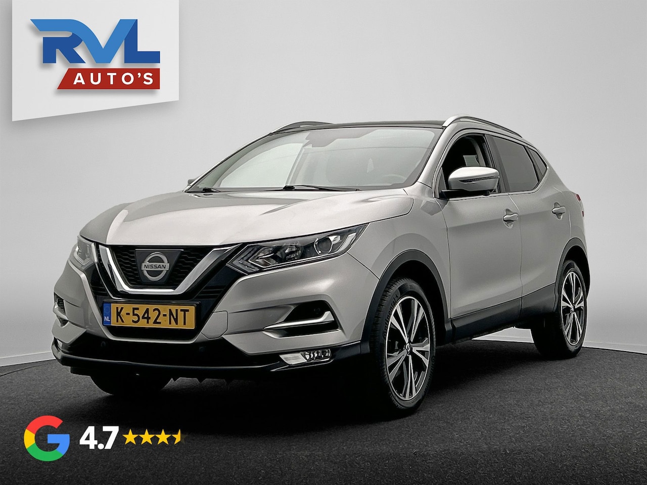 Nissan Qashqai - 1.2 N-Connecta | Panoramadak | Navigatie | 360 camera | Trekhaak | Lane Assist | Cruise/Co - AutoWereld.nl