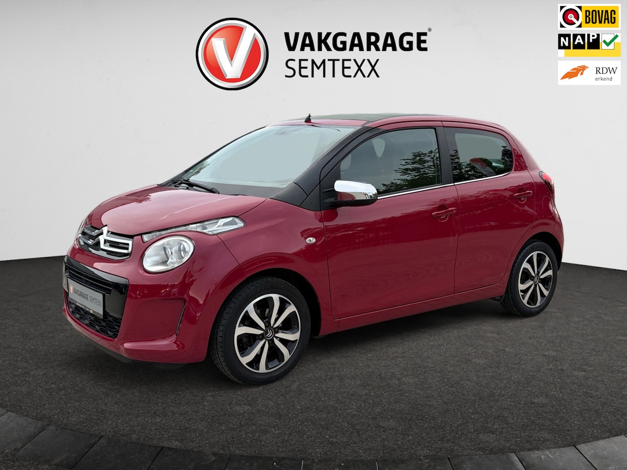 Citroën C1 - 1.0 e-VTi Airscape Shine | Org. NL | All-Season |Open dak/Cabrio | Camera | Navi | Cruise - AutoWereld.nl