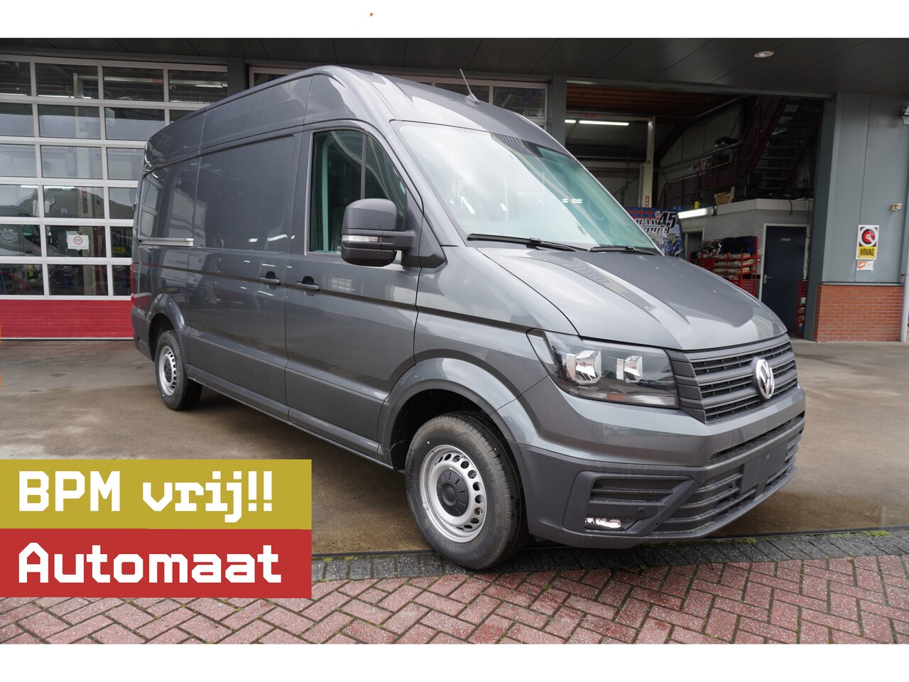 Volkswagen Crafter - 35 2.0 TDI 141 PK L3H3 Automaat werkplaatsinrichting Nr. V042 | Airco | Cruise | Navi | Be - AutoWereld.nl