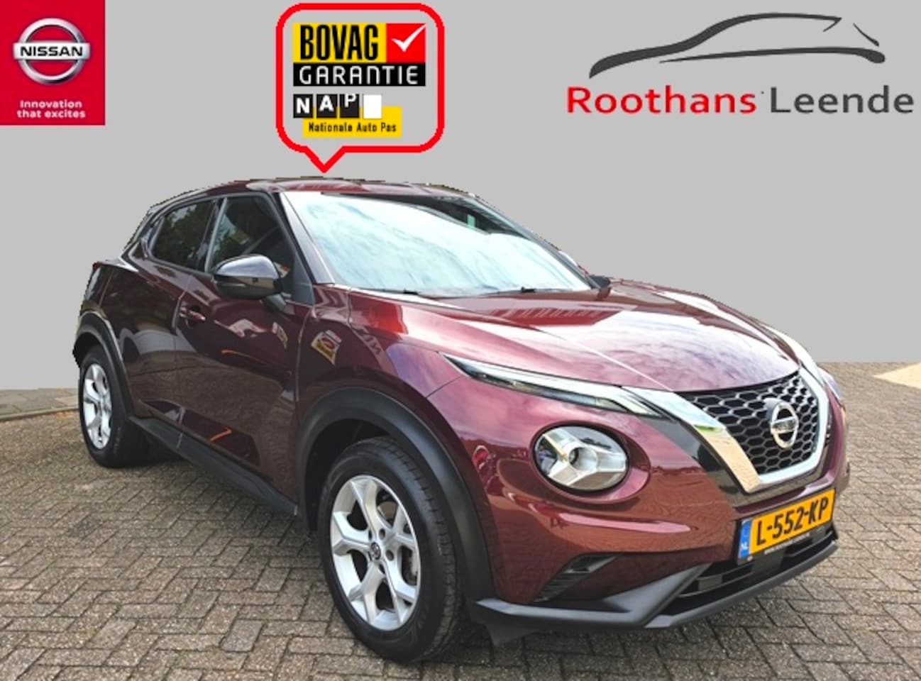 Nissan Juke - 1.0 114PK DIG-Turbo N-Connecta Android Auto & Apple CarPlay - AutoWereld.nl