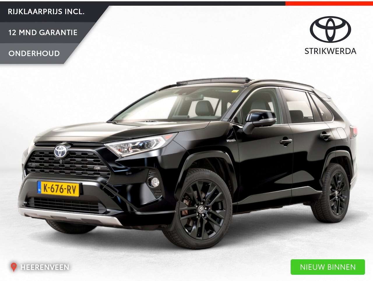 Toyota RAV4 - 2.5 Hybrid AWD Black Edition | Dealeronderhouden | - AutoWereld.nl