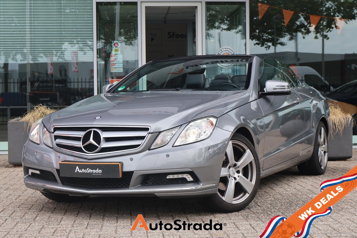 Mercedes-Benz E-klasse Cabrio - 200 Avantgarde CGI | Stoelverwarming | Leder | Sensoren | Cruise | Climate | - AutoWereld.nl