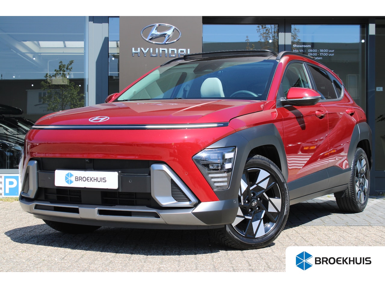 Hyundai Kona - 1.6 GDI HEV Premium Sky | Achterruitverwarming | Extra getint glas | Keyless entry - AutoWereld.nl