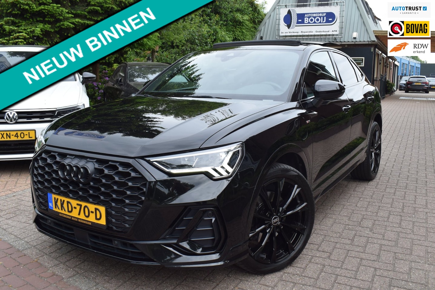 Audi Q3 Sportback - 45 TFSI e S-LINE/PANO/CRUISE/CAMERA/CARPLAY/SFEER/KEYLESS/MATRIX/SONOS/STOELVERW/BJ 2022 - AutoWereld.nl