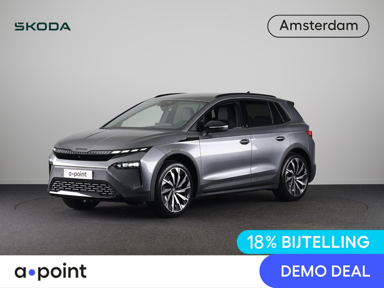 Skoda Elroq - 60 Sportline 204pk Advanced| Lightband | 21 inch | Elek. stoel | Canton Sound | Elek. acht - AutoWereld.nl