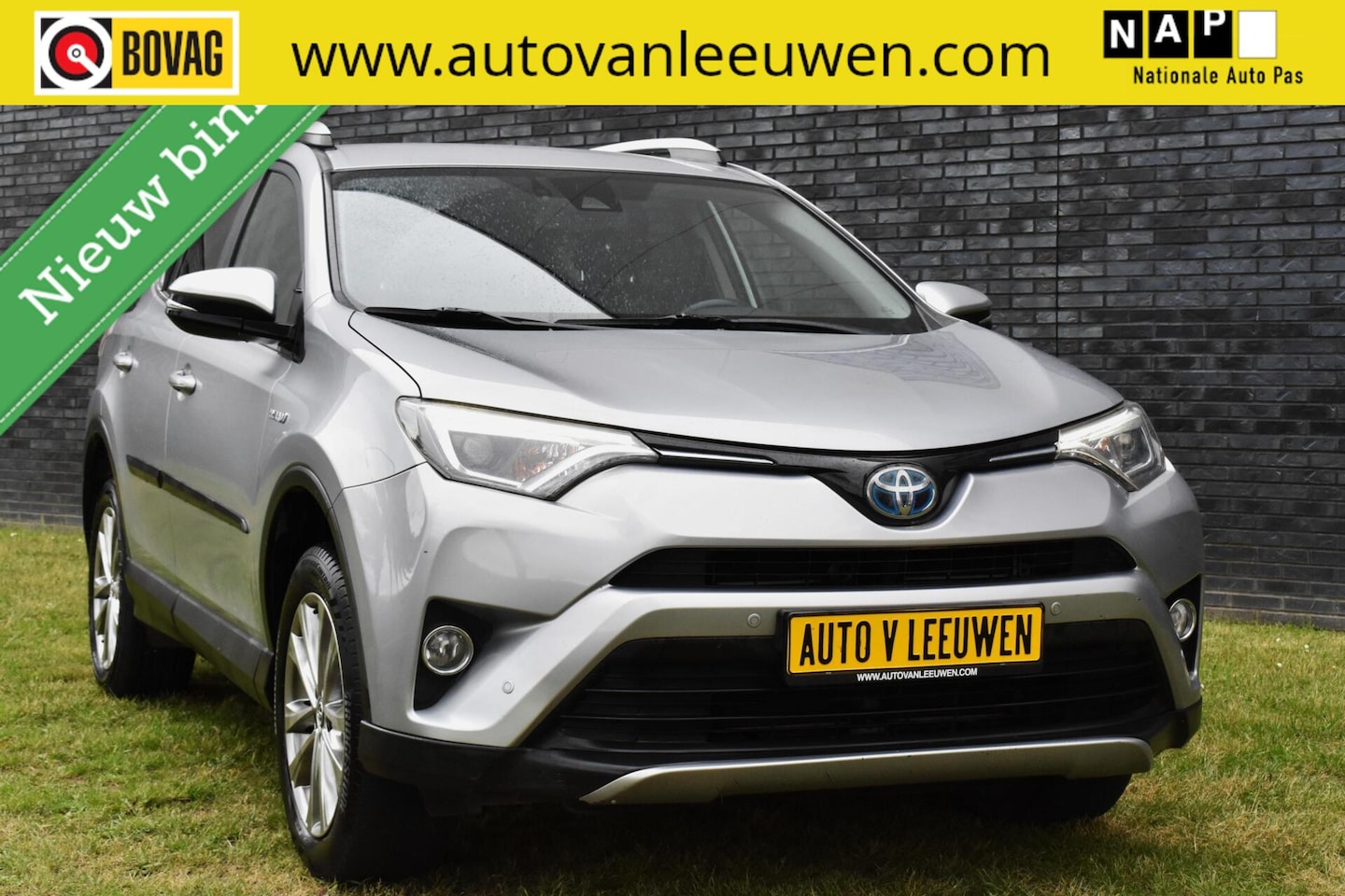 Toyota RAV4 - 2.5 Hybrid AWD Executive 1650KG TREKGEWICHT! LEDER/LED/NAVI/ETC.! - AutoWereld.nl