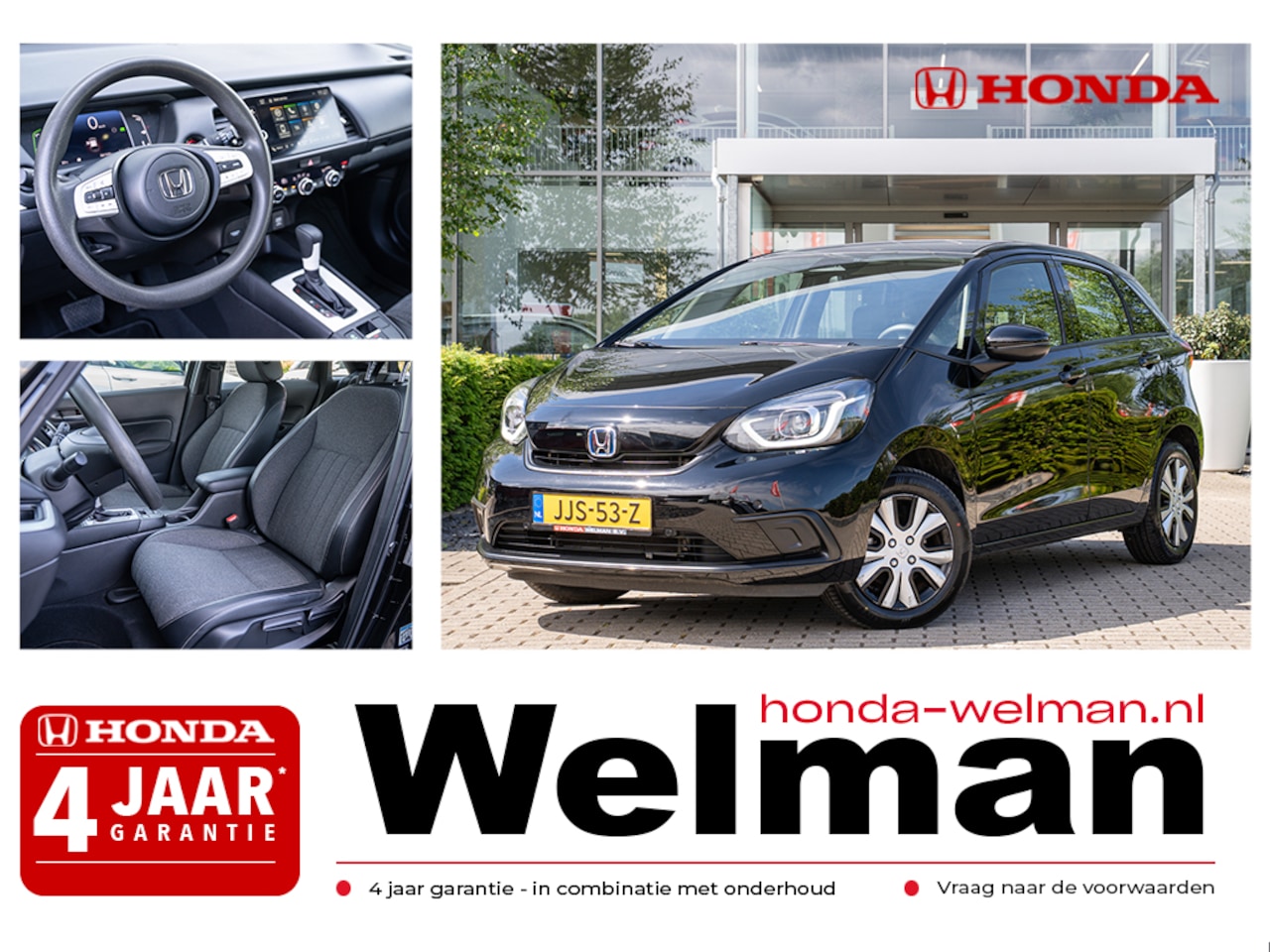 Honda Jazz - 1.5i e:HEV ELEGANCE - FULL HYBRID - AUTOMAAT - AutoWereld.nl