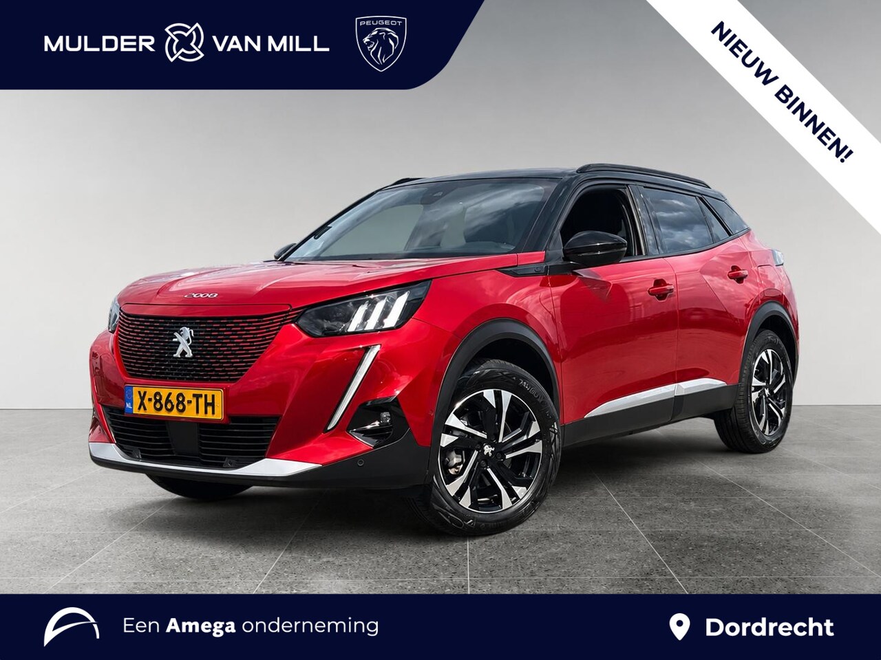 Peugeot e-2008 - GT Pack EV 3-FASEN 50kWh 136pk | NAPPA LEDER | ADAPTIVE CRUISE | KEYLESS ENTRY | LAGE KM-S - AutoWereld.nl