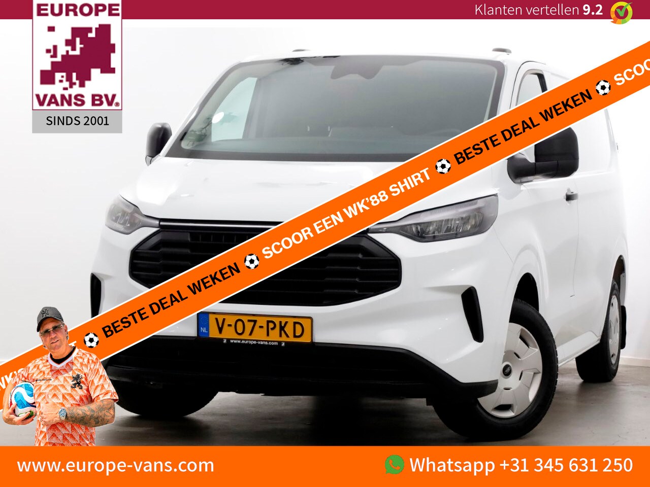 Ford Transit Custom - 280 2.0 TDCI 136pk L1H1 Trend LED/Camera/Carplay 12-2023 - AutoWereld.nl