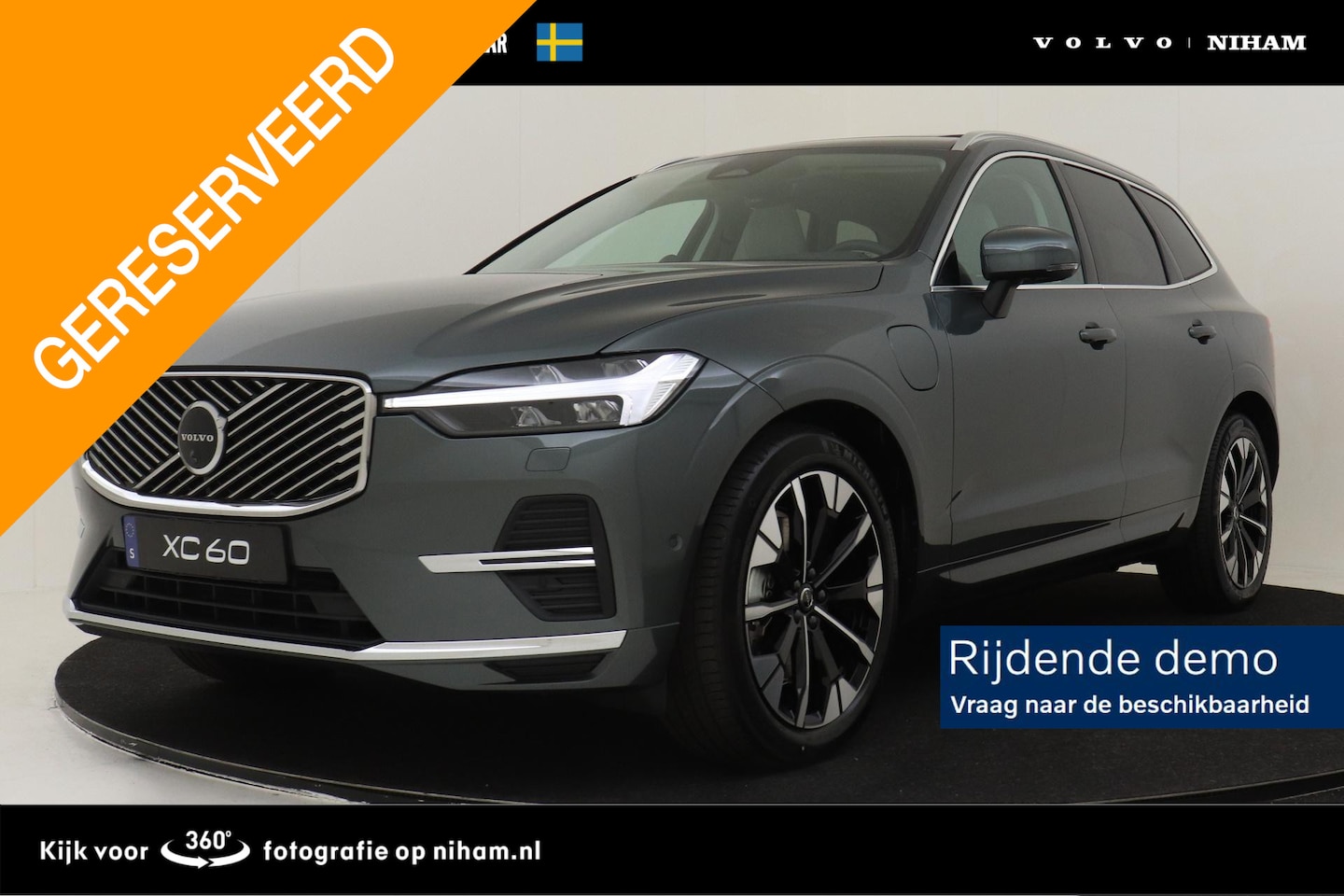 Volvo XC60 - II T6 PLUG-IN HYBRID AWD ULTRA BRIGHT *VOL!* -PANO.DAK|BOWERS&WILKINS|LUCHTVERING|360°CAM| - AutoWereld.nl