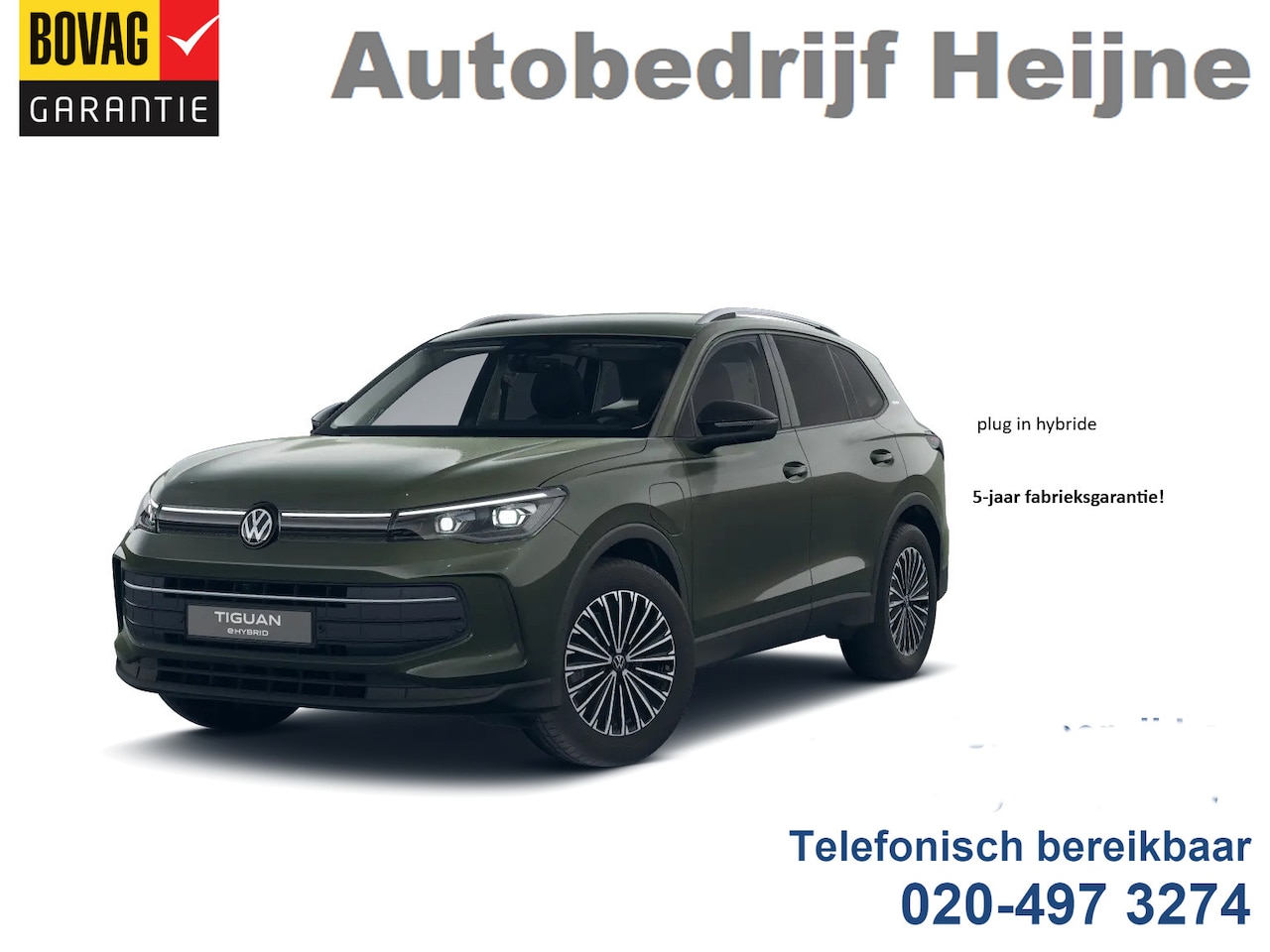 Volkswagen Tiguan - 1.5 eHybrid 204PK DSG HYBRID LIFE ENERGY IQ-LED/360 ° CAMERA/TRKHAAK - AutoWereld.nl