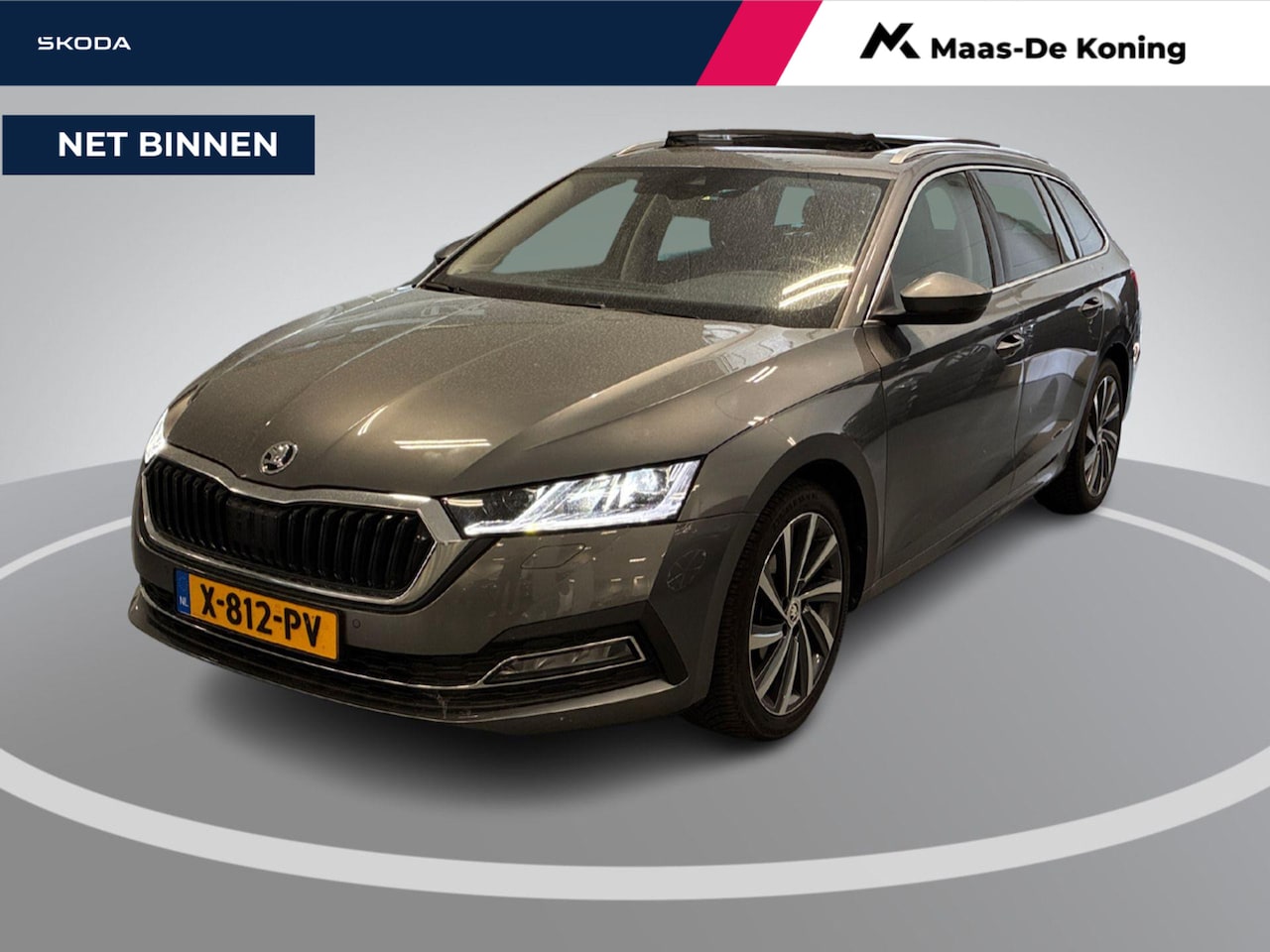 Skoda Octavia Combi - 1.0 TSI 110pk DSG Business Edition Plus · Panoramadak · Apple/Android Car Play · Stoelverw - AutoWereld.nl