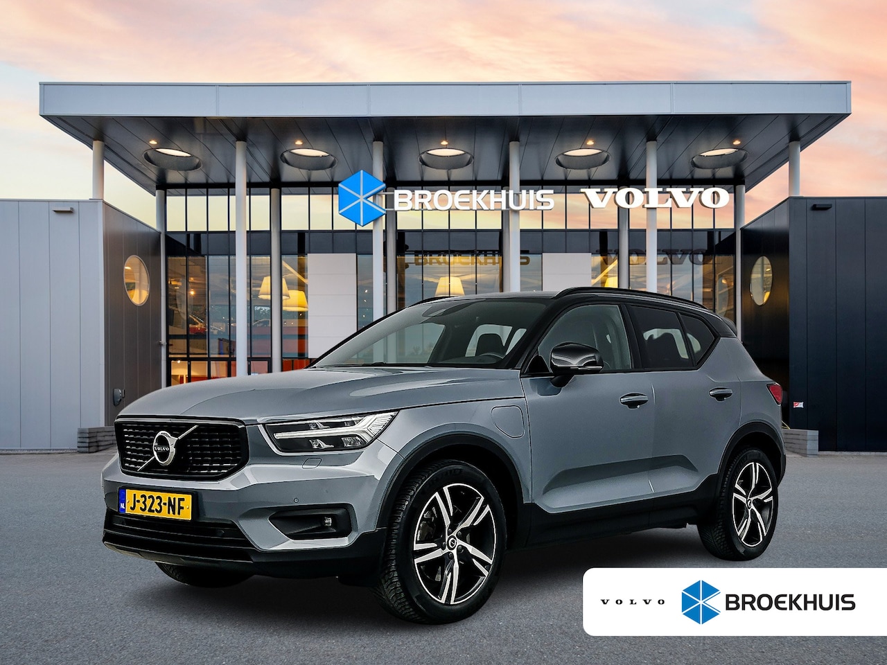 Volvo XC40 - T5 Recharge R-Design | 19" | Trekhaak | Leder / Nubuck | Elektr. verst. best. Stoel | Harm - AutoWereld.nl