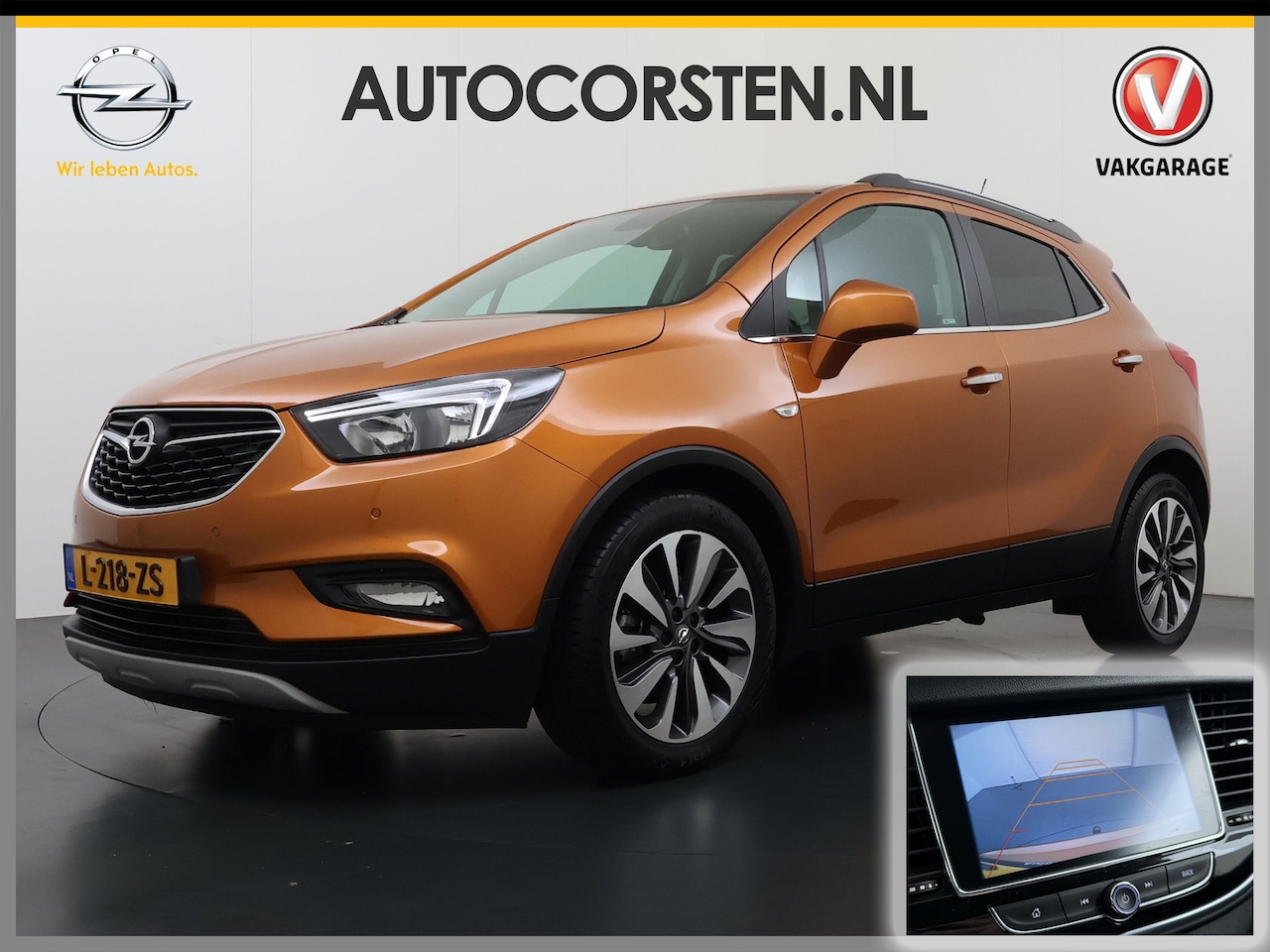 Opel Mokka X - 1.4T 141PK Trekhaak Lederen AGR-Comfortstoelen Stoel+Stuurverwarming Apple Carplay Android - AutoWereld.nl