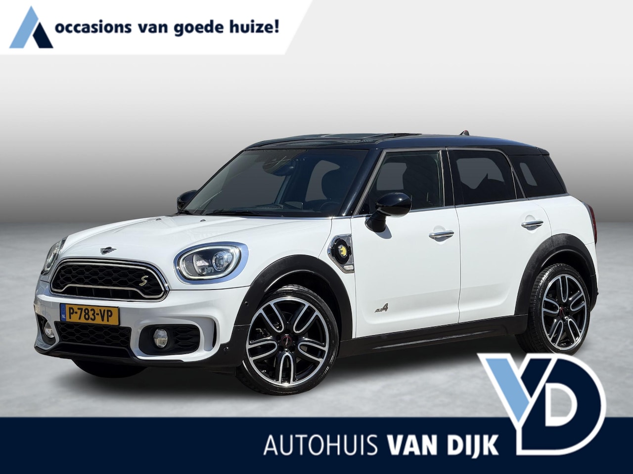 MINI Countryman - 1.5 Cooper S E ALL4 Chili | Pano-Dak/Leder/Carplay/Sfeer/Harman-Kardon/Head-Up/19-inch - AutoWereld.nl