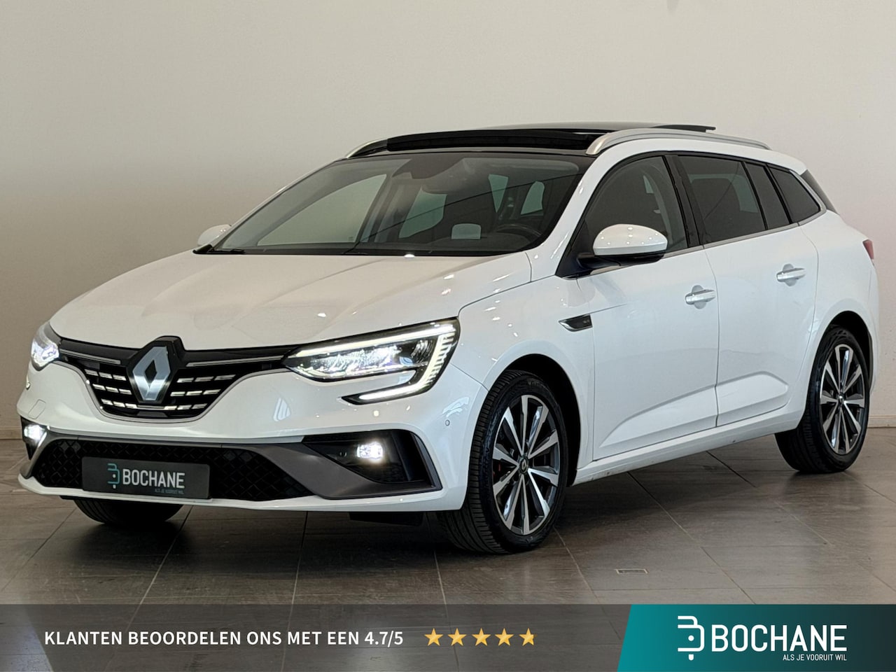 Renault Mégane Estate - 1.3 TCe 160 EDC R.S. Line | Trekhaak | Panoramadak | Leder/Alcantara | Stoelverwarming | A - AutoWereld.nl