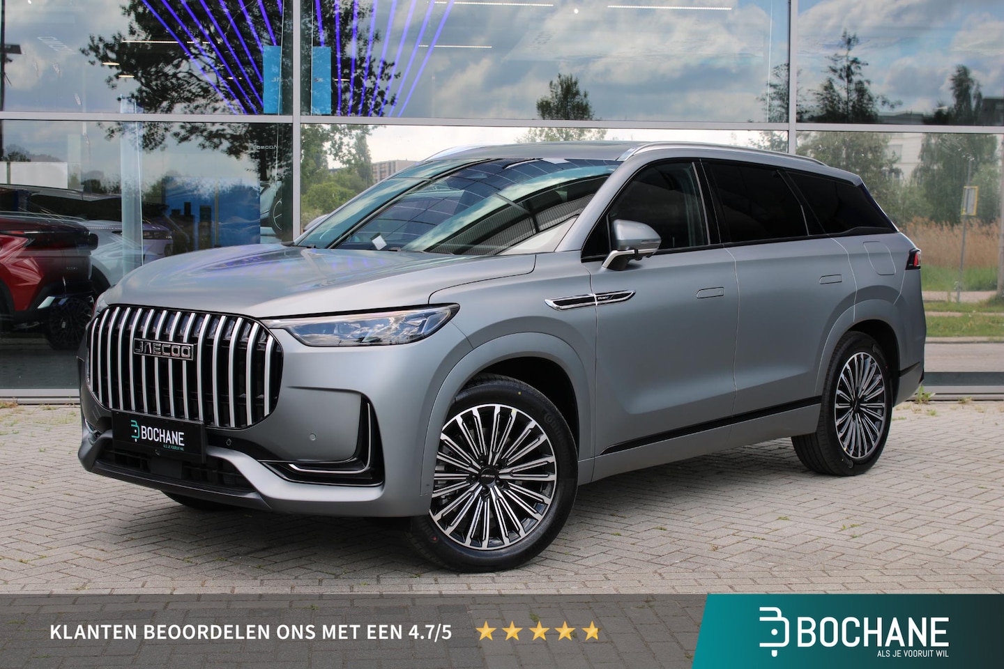 Jaecoo 8 - 1.5 T-GDi SHS-H Luxury Matte Grey - AutoWereld.nl