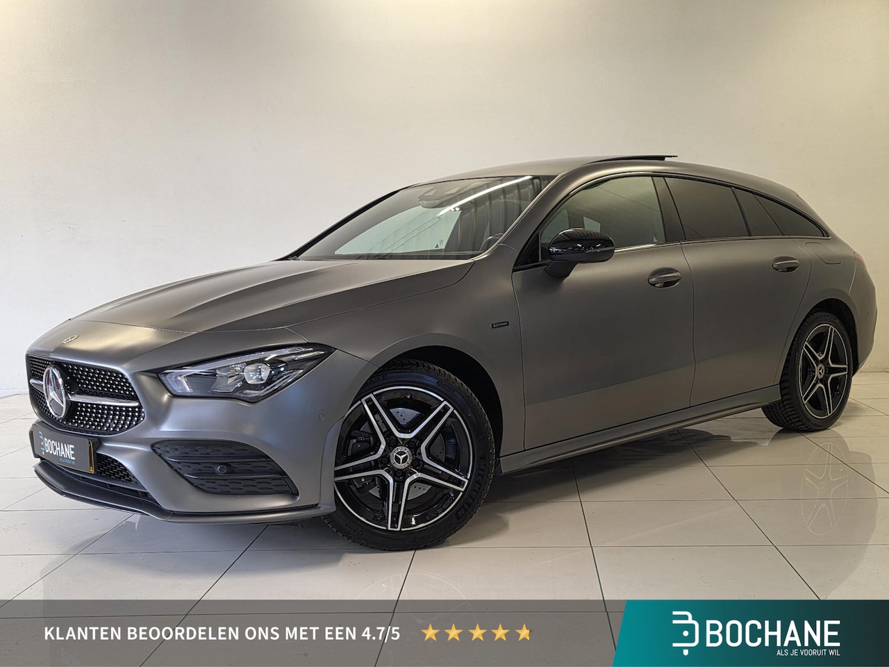 Mercedes-Benz CLA-klasse Shooting Brake - 250 e AMG Limited | Pano | Carplay | Mat Grijs | - AutoWereld.nl