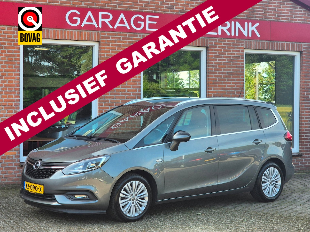 Opel Zafira - 1.4 Turbo Edition 140PK 5drs clima, cruise, pdc, lmv, carplay, bluetooth, trekhaak - AutoWereld.nl