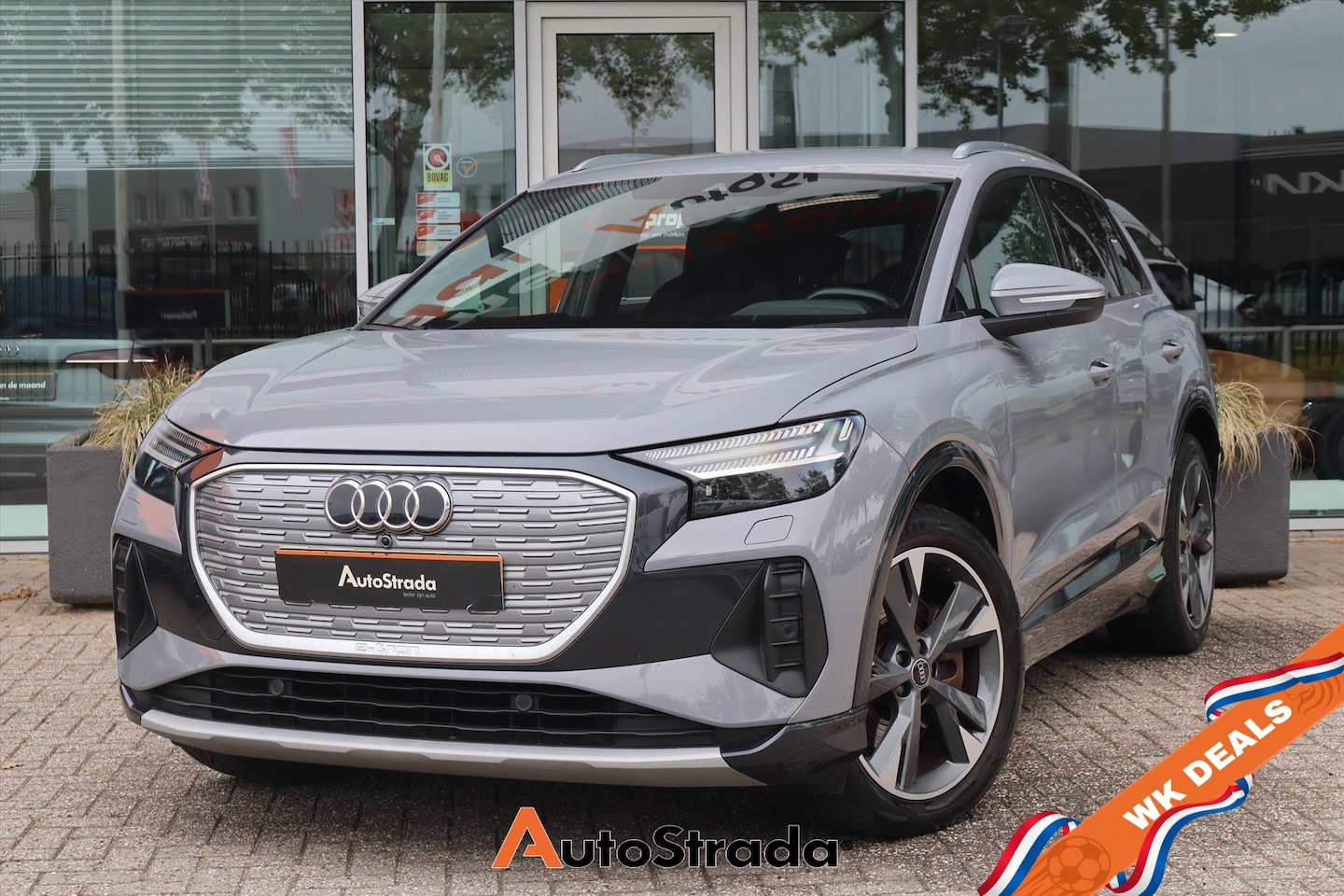 Audi Q4 e-tron - 40 e-tron 77kWh 204pk Launch Edition I Navi I Camera I Climate I Matrix LED - AutoWereld.nl