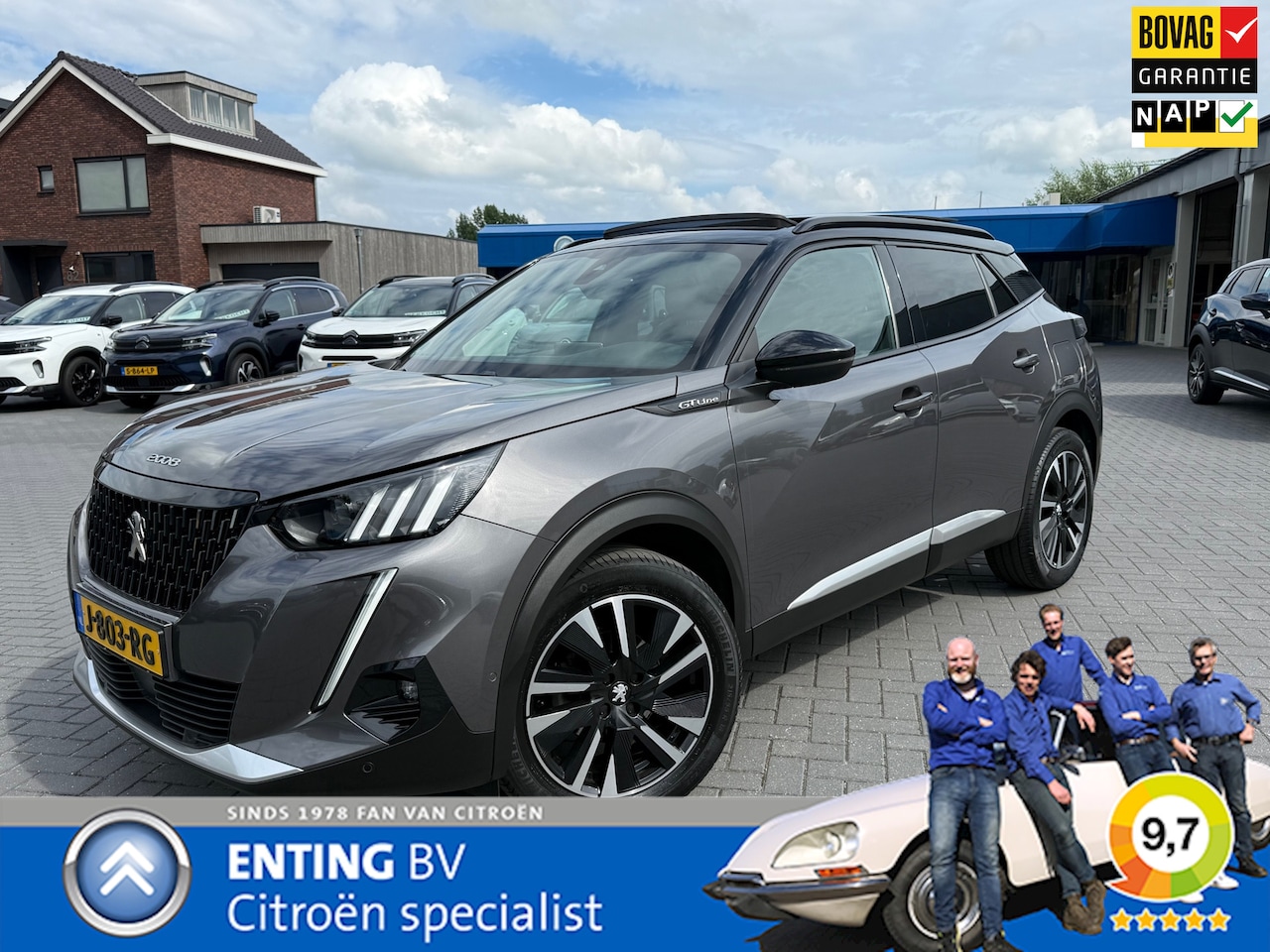 Peugeot 2008 - 1.2 PT 130 GT LINE SCHUIFDAK ADAPTIVE CRUISE 18 INCH CAMERA FULL LED NW DIS RIEM - AutoWereld.nl