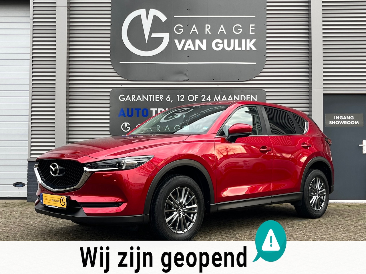 Mazda CX-5 - 2.0 SkyActiv-G 160PK Automaat,Trekhaak,Navi,Clima,Cruise,Isofix,Stoel+StuurVerwarming,Elek - AutoWereld.nl