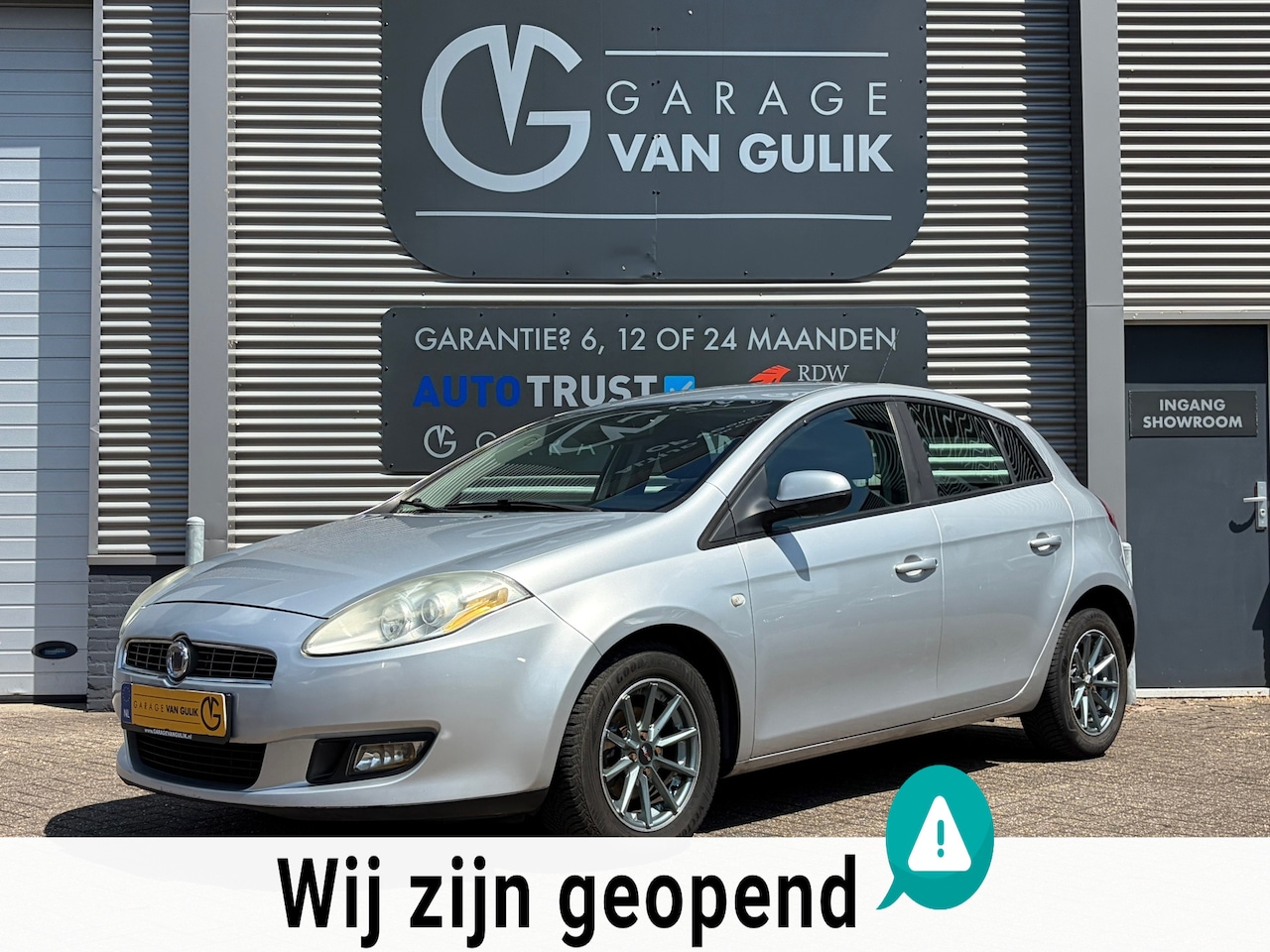 Fiat Bravo - 1.4 Dynamic 90PK Cruise,ElektrRamen+Spiegels,Isofix,Radio/Cd-Speler,City-Steering,CentrVer - AutoWereld.nl