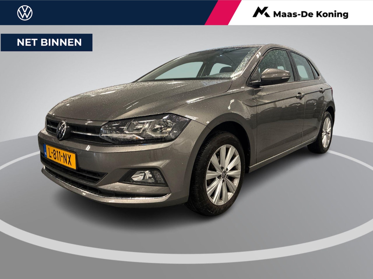 Volkswagen Polo - 1.0 TSI 95pk Highline · Apple/Android Car Play · Navigatie · Clima · 16"Velgen · Sportstoe - AutoWereld.nl