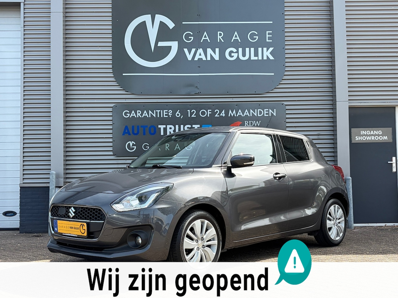 Suzuki Swift - 1.0 112PK Automaat,Clima,ACC,Navi,Carplay,Isofix,Bluetooth,Camera,ElektrRamen+Spiegels,Sto - AutoWereld.nl