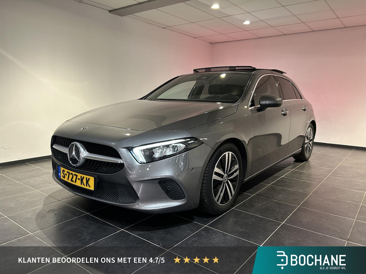 Mercedes-Benz A-klasse - 180 Luxury Line | Panoramadak | Leder | Wide Screen | AppleCarplay/AndroidAuto | Stoelverw - AutoWereld.nl