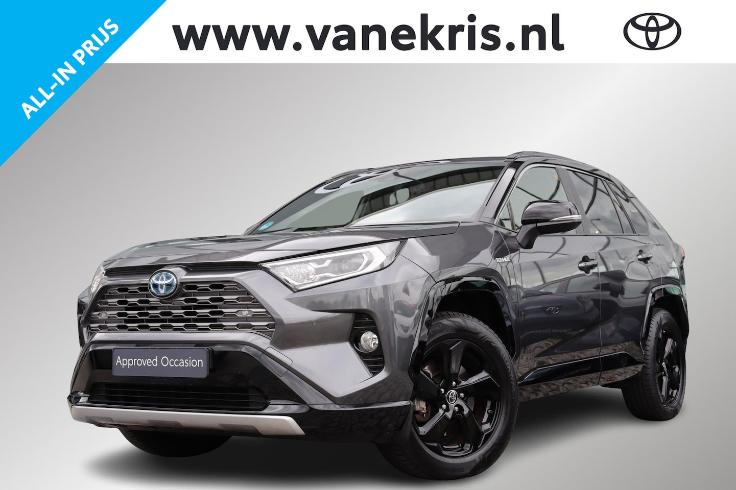Toyota RAV4 - 2.5 Hybrid Bi-Tone 2.5 Hybrid Bi-Tone, Bearlock, Stoelverwarming, Adaptieve cruise control - AutoWereld.nl
