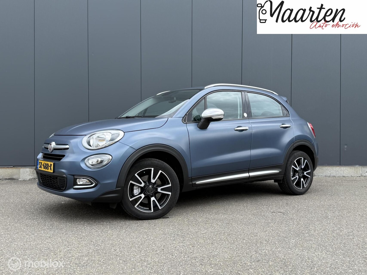 Fiat 500 X - automaat! matblauw Camera/Clima/Trekhaak - AutoWereld.nl
