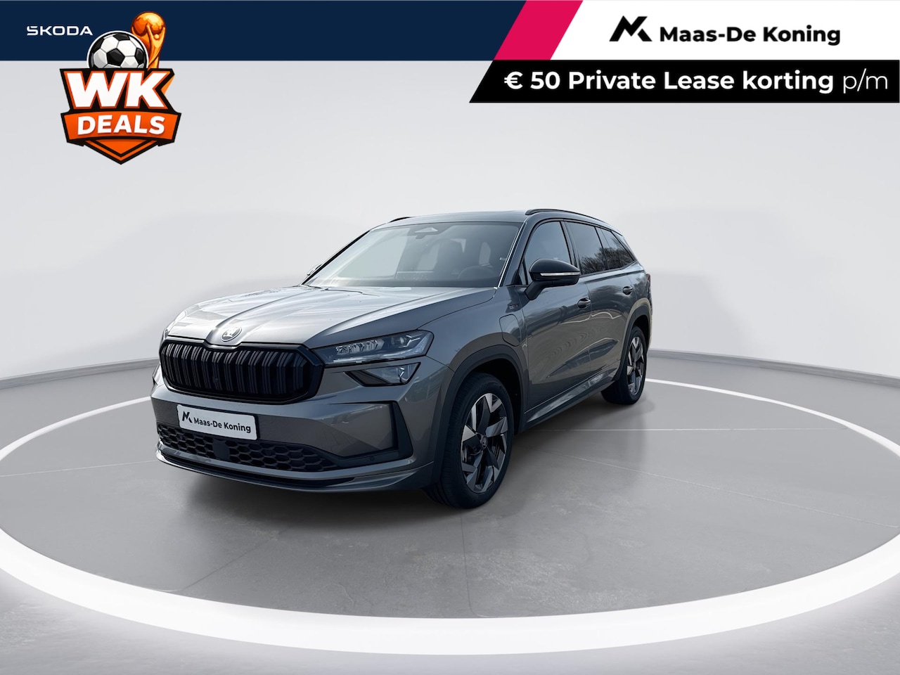Skoda Kodiaq - Sportline Business 1.5 TSI PHEV 150 kW / 204 PK SU V | Panoramadak | Trekhaak wegklapbaar - AutoWereld.nl