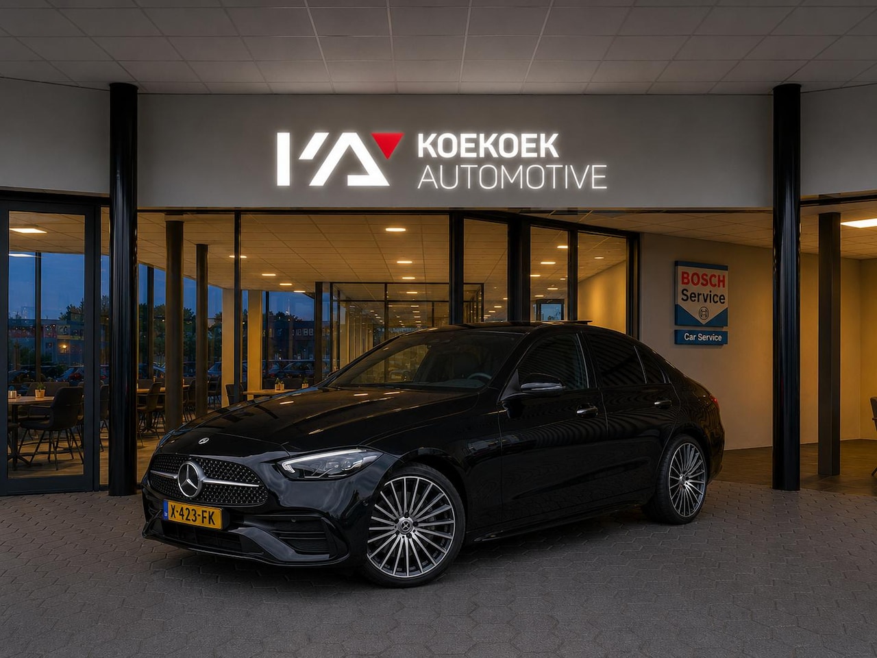 Mercedes-Benz C-klasse - 300 e AMG Line MASSAGE/PANO/HEADUP/SPOILER/360CAM/BOMVOL - AutoWereld.nl