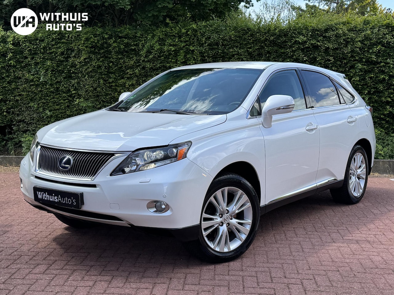 Lexus RX 450h - YOUNGTIMER Pearl-white/Zwart leder LED - AutoWereld.nl