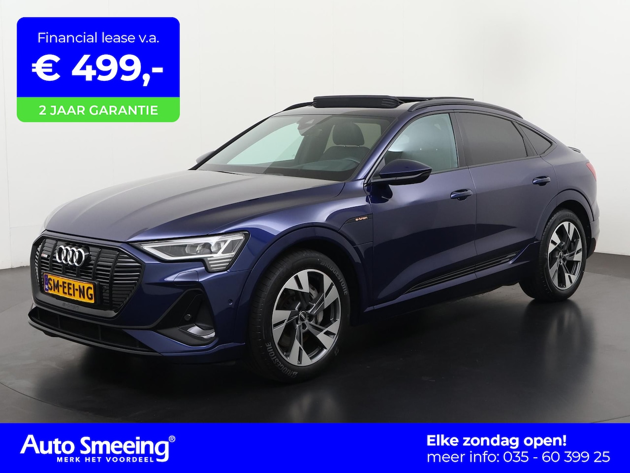 Audi e-tron Sportback - 55 quattro S-Line 95 kWh | SOH 95% | Panoramadak | Valcona Leder | Head Up | Zondag Open! - AutoWereld.nl