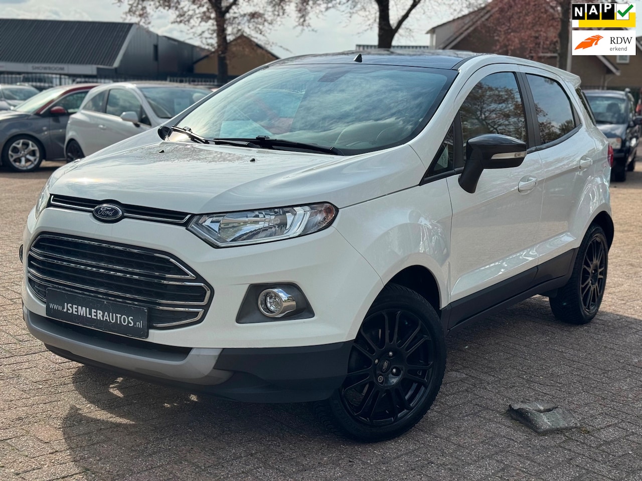 Ford EcoSport - 1.0 EcoBoost Titanium S NAVI CRUISE NAP 99DKM TREKHAAK - AutoWereld.nl