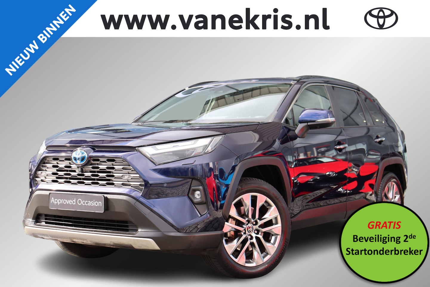Toyota RAV4 - 2.5 Hybrid Executive 2.5 Hybrid Executive, Stoelkoeling, Navi, Stoelgeheugen, BSM, Apple Carplay / Android Auto - AutoWereld.nl