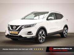 Nissan Qashqai - 1.2 Tekna + | PANORAMADAK | LEDER | STELVERWARMING | DAB | 360 CAMERA | TREKHAAK