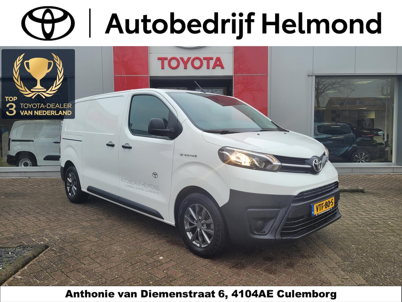 Toyota ProAce Electric Worker - Extra Range Navigator BTW auto | Groene bus | 100 kw accu | Mooie staat - AutoWereld.nl