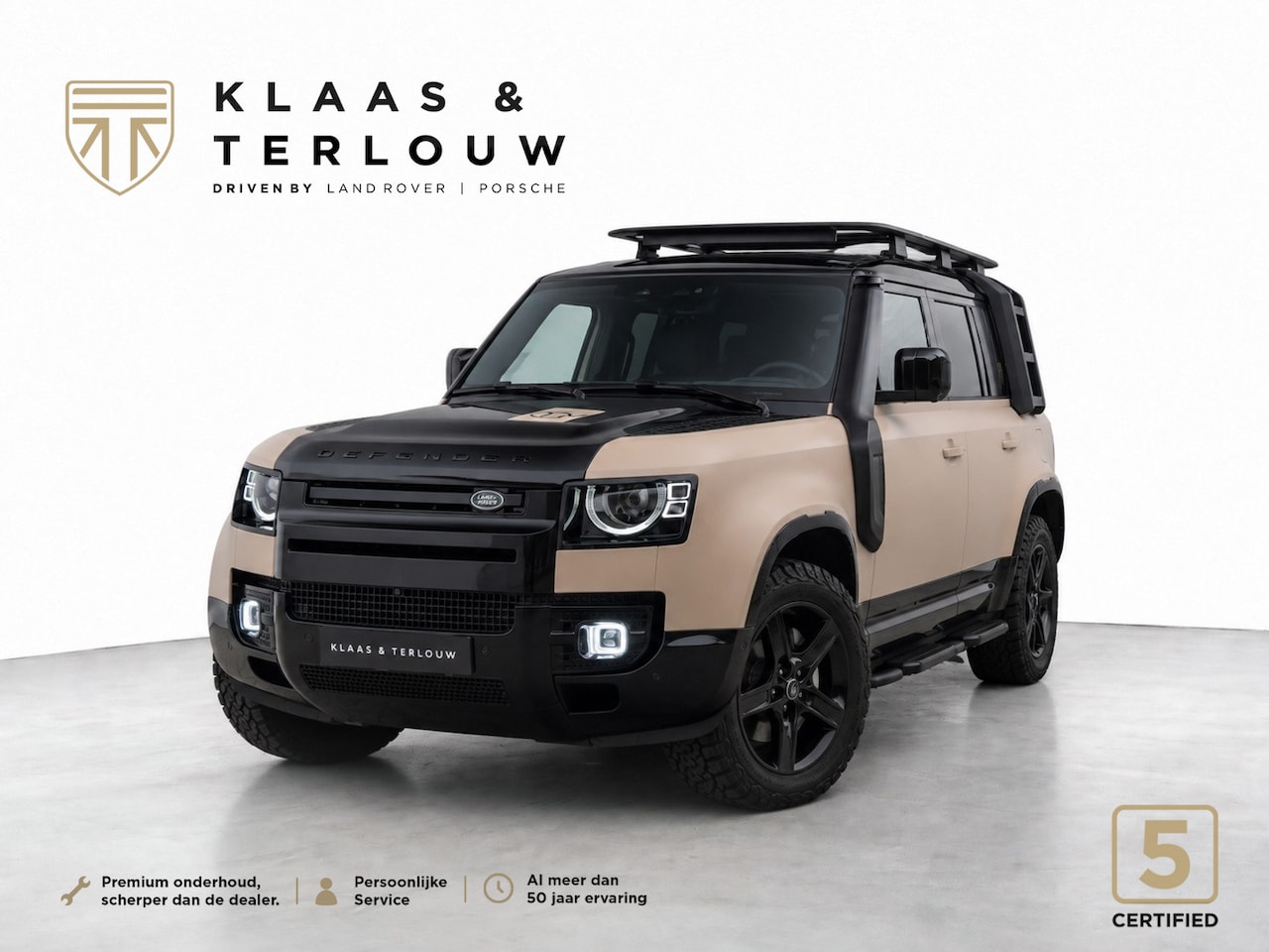 Land Rover Defender 110 - 2.0 P300e Sahara X SE | HNP € 131.300 | Uniek | Imperiaal | Sidesteps - AutoWereld.nl