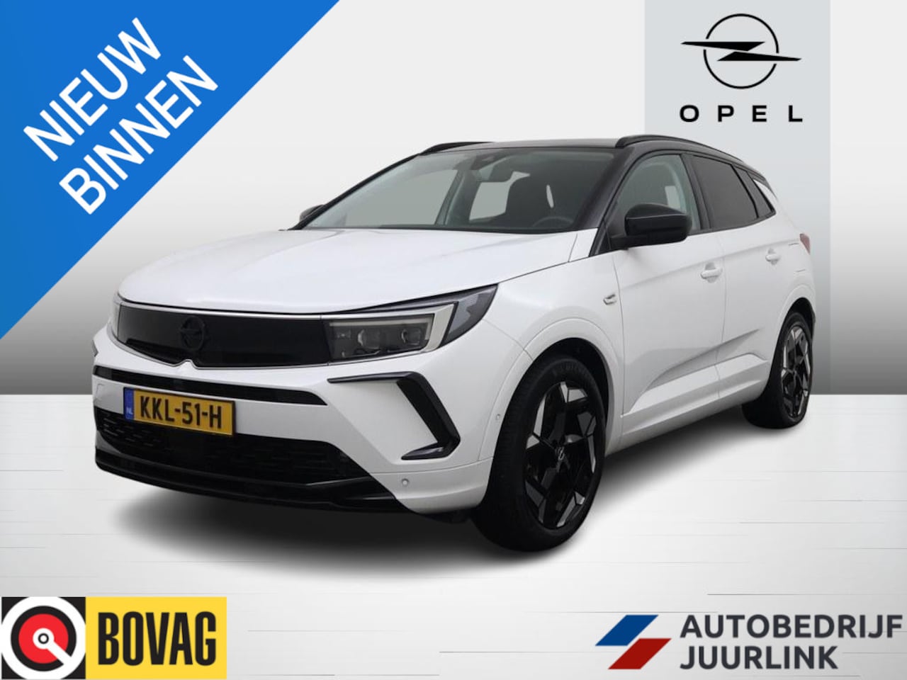 Opel Grandland - 1.6T 300p Plug-In Hybrid 4x4 GSe Winterpakket/ Alcantara/Sportstoelen/Camera/Nav/El.Klep/L - AutoWereld.nl