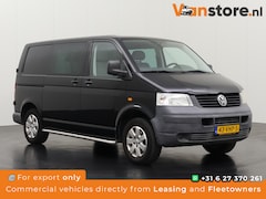 Volkswagen Transporter - 1.9TDI 102PK Dubbele Cabine | Airco 6-Persoons | Trekhaak