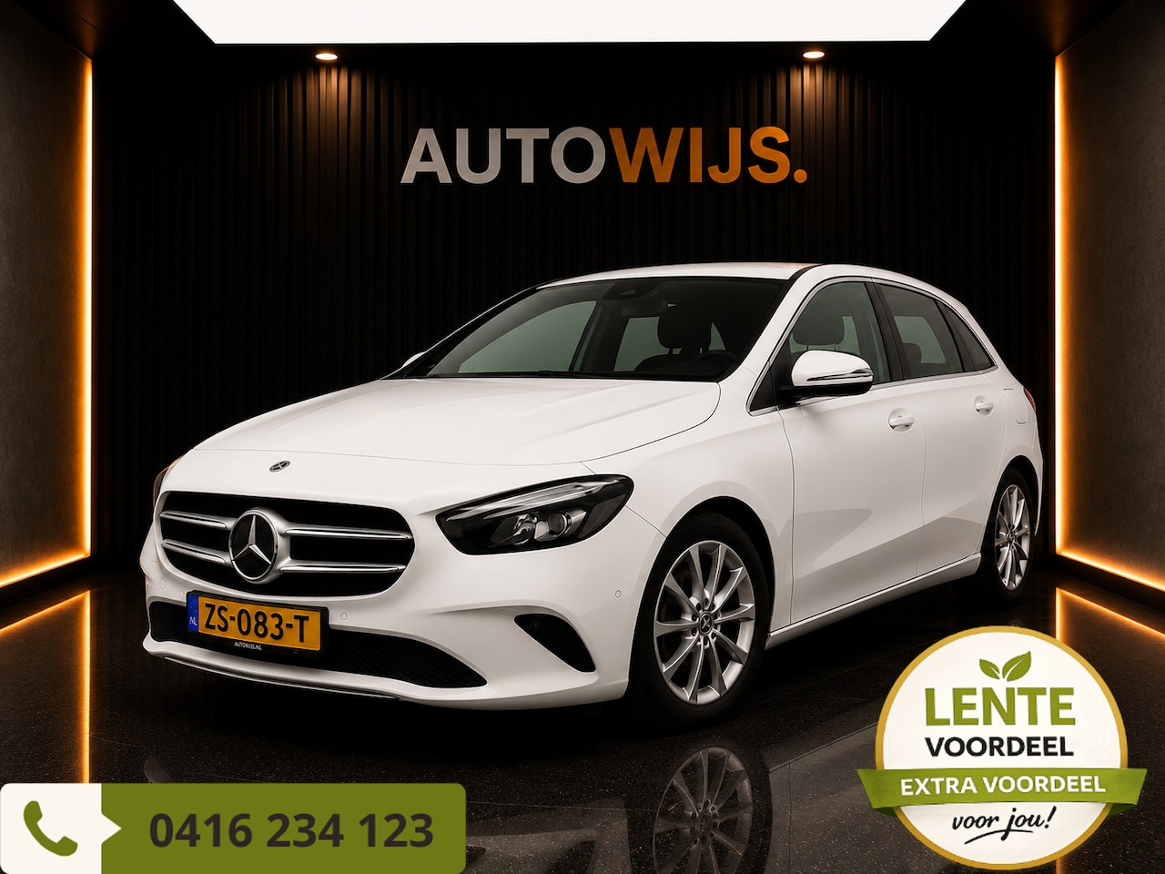 Mercedes-Benz B-klasse - 180 Launch Edition|AUT|CAMERA|LED|NL AUTO|TREKHAAK - AutoWereld.nl