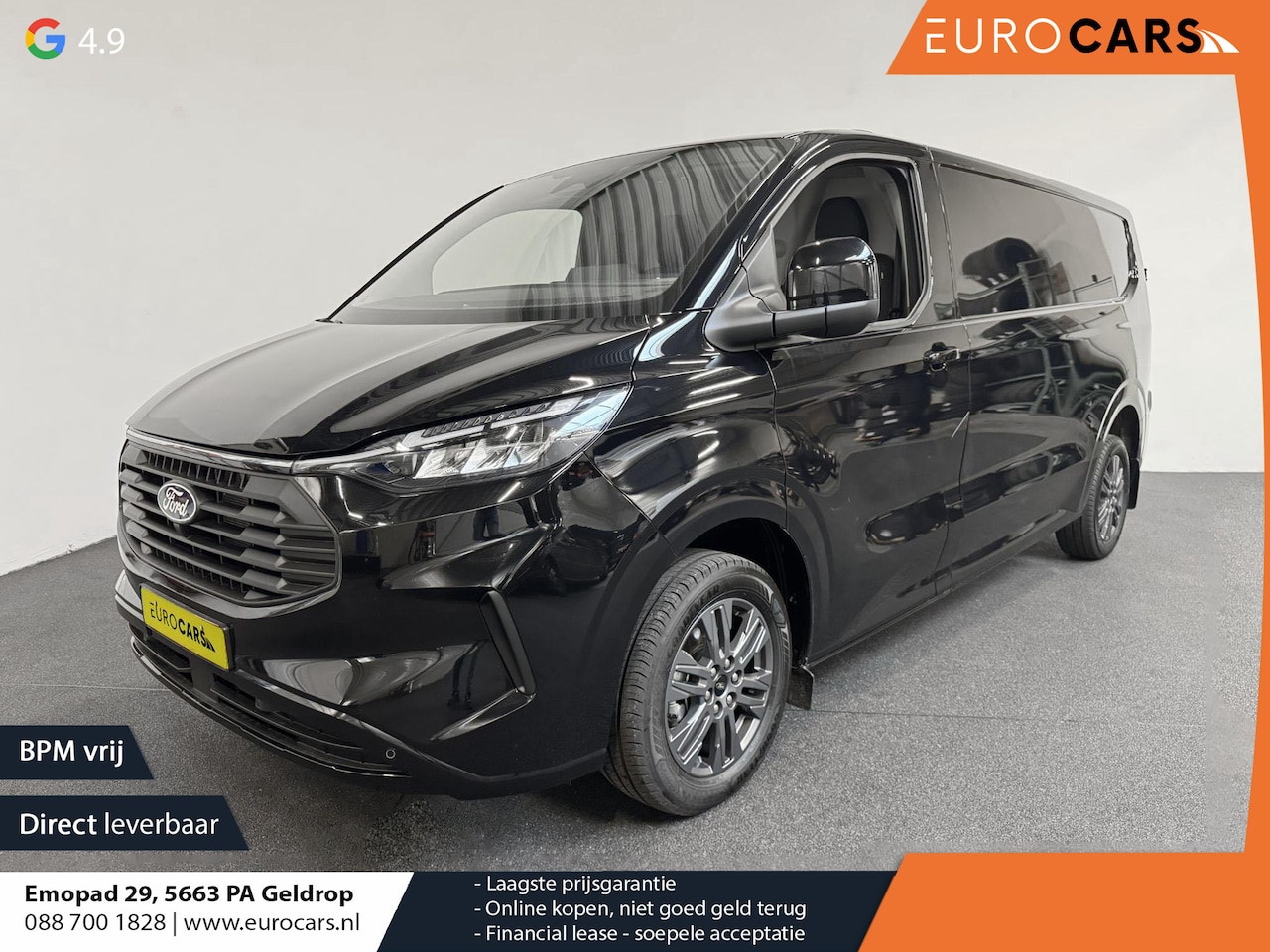 Ford Transit Custom - 320 2.0 TDCI L2H1 Limited Automaat Airco Navigatie Cruise control Trekhaak - AutoWereld.nl