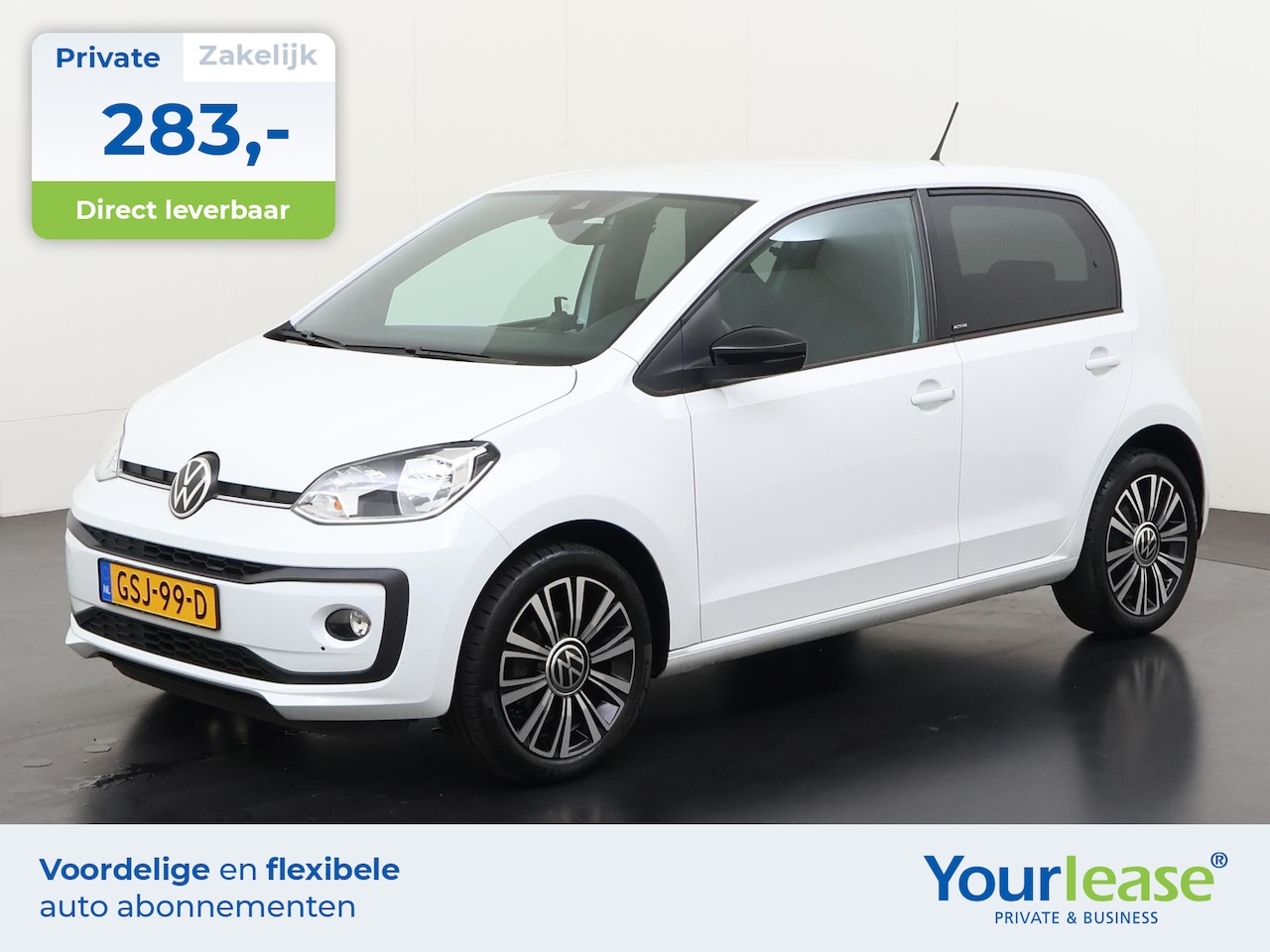 Volkswagen Up! - 1.0 Boca | All-in 283,- Private Lease | Direct uit voorraad - AutoWereld.nl