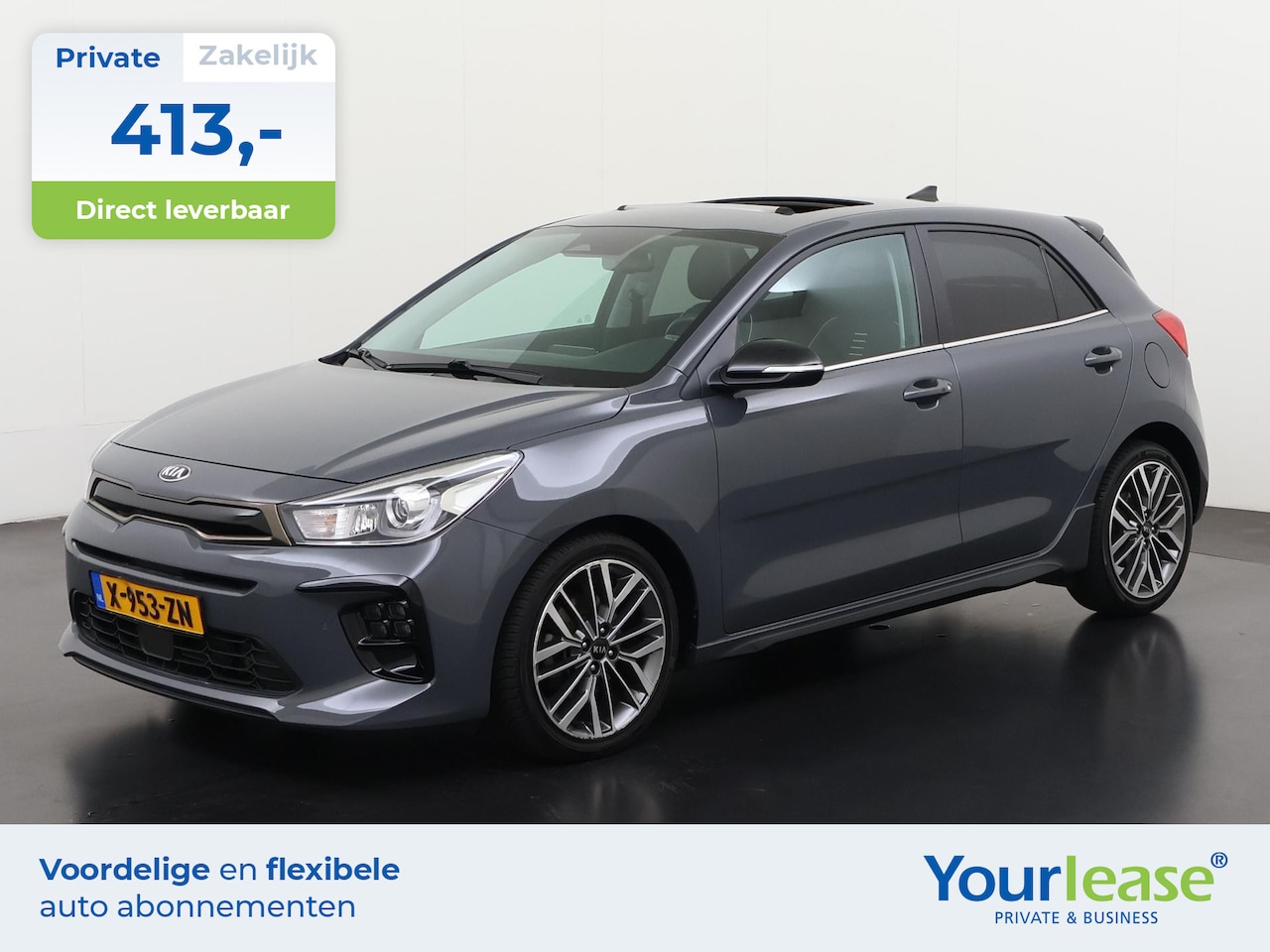Kia Rio - 1.0 T-GDi MHEV GT-line 120PK | All-in 413,- Private Lease | Direct uit voorraad - AutoWereld.nl